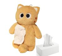 Estuche para lápices relleno, bolsa para guardar bolígrafos | Bolsa de almacenamiento de cosméticos de animales de peluche | Caja de pañuelos con diseño de gato bonito, bolsa de almacenamiento de pape