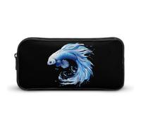 Estuche para lápices Siamese Fighting Betta Fish - Estuche para bolígrafos, cosméticos, organizador para viajes y oficina