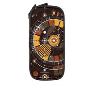 Estuche para lápices Tecnología de gran capacidad Computadora digital Estuche para lápices marrón Estuche para bolígrafos para la escuela media / secundaria Oficina Universidad Adulto Niña y niño