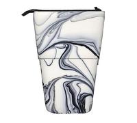Estuche para lápices telescópico mixto con pintura en blanco y negro Portalápices Estuche telescópico para lápices Papelería, para oficina escolar, Navidad2, talla única, organizador de bolsas