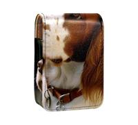 Estuche para lápiz Labial,Bolsa de Maquillaje portátil,Organizador para lápiz Labial,Lindo Perro Cavalier King Charles Spaniel