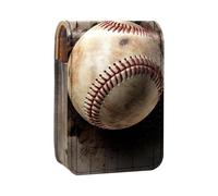 Estuche para lápiz Labial,Bolsa de Maquillaje portátil,Organizador para lápiz Labial,Muro de Piedra Retro de béisbol
