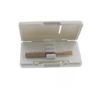 Estuche para lengüetas de oboe Oboe Reed Case ABS portátil 6 soporte de lengüetas caja protección doble capa contenedor Estuche transporte accesorios viaje Para viajes de negocios