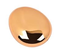 Estuche para lentes de contacto con acabado de espejo, plástico, carcasa dura, doble compartimento, kit de viaje con biberón de lactancia y fórceps, Gold, 90 X 75 X 30 Millimeters, Elegante y
