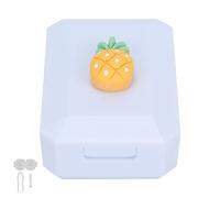 Estuche para Lentes de Contacto, Contenedor para Lentes de Contacto Respetuoso con el Medio Ambiente Y Uso Seguro para Viajes para el Hogar para el Trabajo Al Aire Libre(Piña)