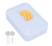 Estuche para Lentes de Contacto, Estuche para Lentes de Contacto Resistente Al Agua Y Al Polvo Respetuoso con el Medio Ambiente Y Uso Seguro para el Hogar para Viajar para el Aire Libre(Plátano)