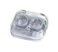 Estuche para Lentes de Contacto | Kit de Transparente portátil para Lentes de Contacto | Organizador Transparente para el hogar, Dormitorio, Viajes, Viajes de Negocios, Purple, Consulte la