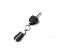 Estuche para Llaves de Coche Funda de Piel de Ante para Llave Inteligente Coche con Mando a Distancia y Llavero para Ferrari 458, para Italia, para California, 612, 599, GTB y FF.(Black Gray)