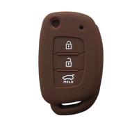 Estuche para Llaves de Coche Funda para Llave para Ix35, para Grand I10, para Elantra 2017, para Tucson, para Sonata Ix25, para I20, para Creta, para Santa Fe, para GLS, Reina(Brown)