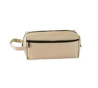 Estuche para Material Escolar, Estuche 2 uds Multicolor 21x6,5x10 cm(Khaki (2))