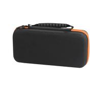 AWHAO Estuche para micrófono portátil, impermeable, de gran capacidad, para viajes, camping, negocios, canto y excursiones, Borde Naranja