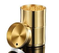 Estuche para palillos de dientes: Soporte for palillos de dientes, caja metal cobre puro, decoración diseño for el hogar