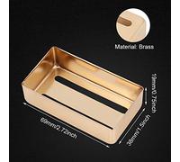 Estuche para Pastilla de Guitarra de Metal con Dos Ranuras Cubierta Humbucker de Latón para Guitarras Eléctricas Accesorios para bajo y Guitarra Plateada Accesorios para Tocar