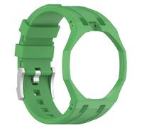Estuche para PC para Reloj Swatch Royal Pop con Pulsera Ajustable de Silicona, Marco Antishock y Bumper, Modificación de Pulsera para Hombre y Mujer