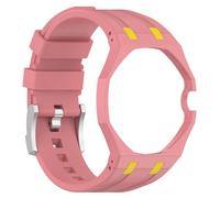 Estuche para PC para Reloj Swatch Royal Pop con Pulsera Ajustable de Silicona, Marco Antishock y Bumper, Modificación de Pulsera para Hombre y Mujer