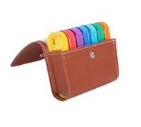 Estuche para píldoras con compartimentos grandes - Organizador de medicamentos hermético para ingesta mensual, práctica de almacenamiento para píldoras, clasificación de vitaminas, planificador