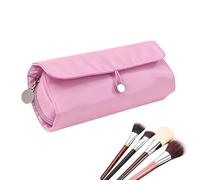 Estuche Para Pinceles De Maquillaje Plegable, Bolsa Cosmética Impermeable | Portabrochas Portátil para Viaje para Casa, Oficina, Dormitorio, Estudio, Reuniones, Escuela