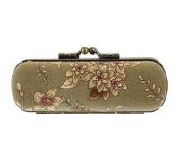 Estuche para Pintalabios con Espejo, Caja de Bálsamo Labial Retro Elegante | Organizador Delicado para Viaje y Senderismo, Diseño Ligero, Protege Bolso, Adecuado para Madre o Novia