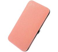 Estuche para Pinzas de Pestañas 15,5x8x1,5cm Cierre Magnético | Goma, Hierro y PVC, Acabado Liso Rosa, para Maquilladores y Técnicos en Bolsa o Trabajo