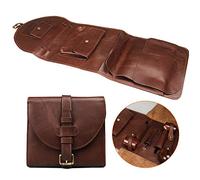 estuche para pipa, Bolsa for pipas de fumar for conservar la frescura - Estuche organizador for herramientas pipa Funda cuero for 3 Diseño simple