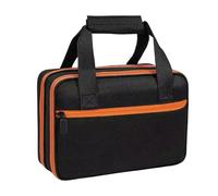 Estuche para probador de tomacorrientes - Kit de buscador de disyuntores de CA, organizador de herramientas de prueba impermeable de doble capa para equipos, medidor de abrazadera, multímetro digital