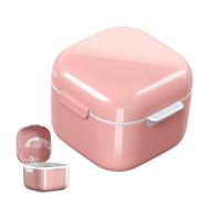 Estuche Para Protector Bucal - Retenedor De Almacenamiento De Tirantes Invisibles Y Estuche De Limpieza | De Remojo Para Retenedores De Dientes, Recipiente Para Dentaduras Postizas Y Alineadores