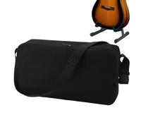 Estuche para púas de guitarra, bolsa de almacenamiento portátil con cremallera Guiitar Stannd | A prueba de golpes para guitarra eléctrica y pedalera | Bolsa de almacenamiento duradera para efectores