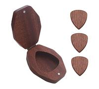 Estuche para púas de guitarra, caja organizadora de púas, kit organizador de púas de guitarra con 3 púas