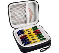 Estuche para púas de guitarra con 24 púas de colores de 0,46 mm, 0,71 mm, 0,96 mm, juego de soportes para púas pequeñas