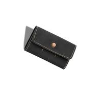 Estuche para púas de guitarra de gran capacidad, portátil, soporte de almacenamiento para un fácil almacenamiento y transporte, cartera portátil para púas, Black