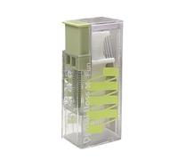 Estuche para púas de - Soporte para | Dispensador de | Organizador portátil | Expulsión automática de, reutilizable para el hogar, oficina, restaurante