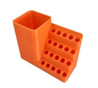 Estuche para puntas de destornillador con capacidad para 20, 25, 50, 100 agujeros, ahorro de espacio, organizador de herramientas para soporte profesional de brocas de destornillador