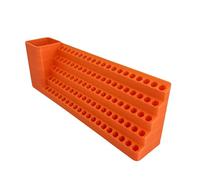 Estuche para puntas de destornillador con capacidad para 20, 25, 50, 100 agujeros, ahorro de espacio, organizador de herramientas para soporte profesional de brocas de destornillador