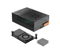 Estuche para Raspberry Pi 5 con Enfriador Activo, Protección Mejorada, Diseño Duradero, Fácil Montaje, Ajuste Perfecto, Color Negro