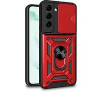 Estuche para Samsung S906 Galaxy S22 Plus con anillo (rojo) - COOL