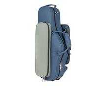 Estuche para Saxofón Bolsa de acompañamiento for saxofón alto en mi bemol, maletín for instrumento musical, mochila ligera y portátil(Blue)