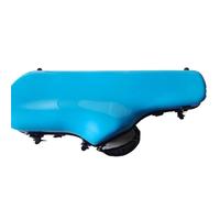 Estuche para saxofón Estuche de fibra vidrio for saxofón en Mi bemol, con protección plástico reforzado, ABS, disponible varios colores(Orange)