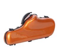 Estuche para saxofón Estuche de fibra vidrio for saxofón en Mi bemol, con protección plástico reforzado, ABS, disponible varios colores(Black)