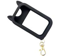 Estuche para spray de manos - accesorios de silicona para orejas bonitas, estuche protector con llavero, para mujeres y hombres al aire libre viajes coche parque trabajo escuela centro comercial