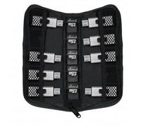 Estuche para Sticks USB y Tarjetas de Memoria - para 15 Sticks/Tarjetas