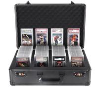 Estuche para tarjetas coleccionables con 4 ranuras, ideal para exhibir tarjetas deportivas de 160 BGS, SGC, PSA y m s. Estuche impermeable para t