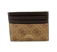Estuche para tarjetas de crédito Guess Mito Estuche para tarjetas de crédito beige con estampado