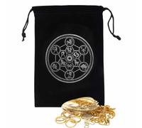Estuche para Tarjetas de Tarot | de Almacenamiento de Cartas de Tarot de Magia Negra misteriosa | Tarot Card Pouch con cordón para Jugar a Las Cartas Rider Waite Tarot Deck Oracle Cards