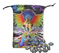 Estuche para tarjetas de tarot genérico | Bolsa de almacenamiento de cartas de oráculo y tarot | Almacenamiento para juegos de dados, Halloween, adivinación casera y accesorios