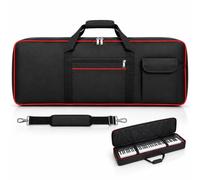 Estuche para Teclado 76Teclas para Yamaha PSR-EW425 2022-2026+ | acolchado 6mm | tela Oxford 600D | 2 bolsillos frontales | asas reforzadas | correa hombro ajustable y cierre metálico doble
