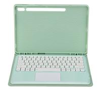 Estuche para Teclado Bluetooth para Tab S8, Estuche para Teclado de Tableta PU con Función Multimedia Fn para Tab S8+ para SM X800, para SM X806 2022, para S7 FE 12.4in para SM (con panel táctil)