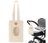 Estuche para toallitas húmedas, almacenamiento portátil, diseño recargable reutilizable, acceso rápido y clip para colgar, compacto, ideal para coche, cochecito, al aire libre, bebé, niña, niño o uso