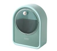 Estuche para Transparente,de Almacenamiento de cosméticos, de Almacenamiento Transparente Impermeable, Organizador de Que Ahorra Espacio, Estuche portátil para bastoncillos de algodón