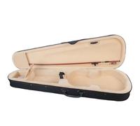 Estuche Para Violín 4/4 3/4 1/2 1/4 1/8 Estuche rígido de espuma triangular for violín profesional for Caja almacenamiento for Piezas for(1 2 yellow)