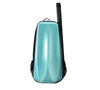 Estuche para violín Estuche for violín de policarbonato compuesto, rígido, viaje, doble capa, con tubo arco extraíble, tamaño 4/4-3/4(Sky Blue)